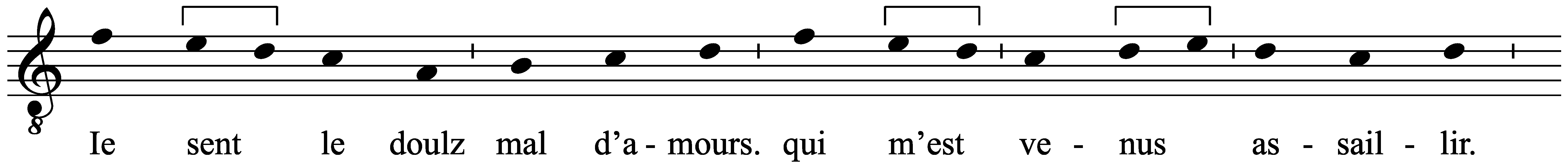 Work musical notation
